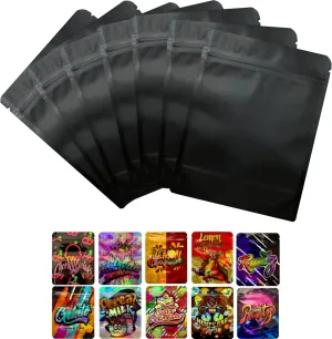 100 Pack RX Storage Bags, Resealable Candy Bags, Gift Baggies, Stand-up Packaging Pouch