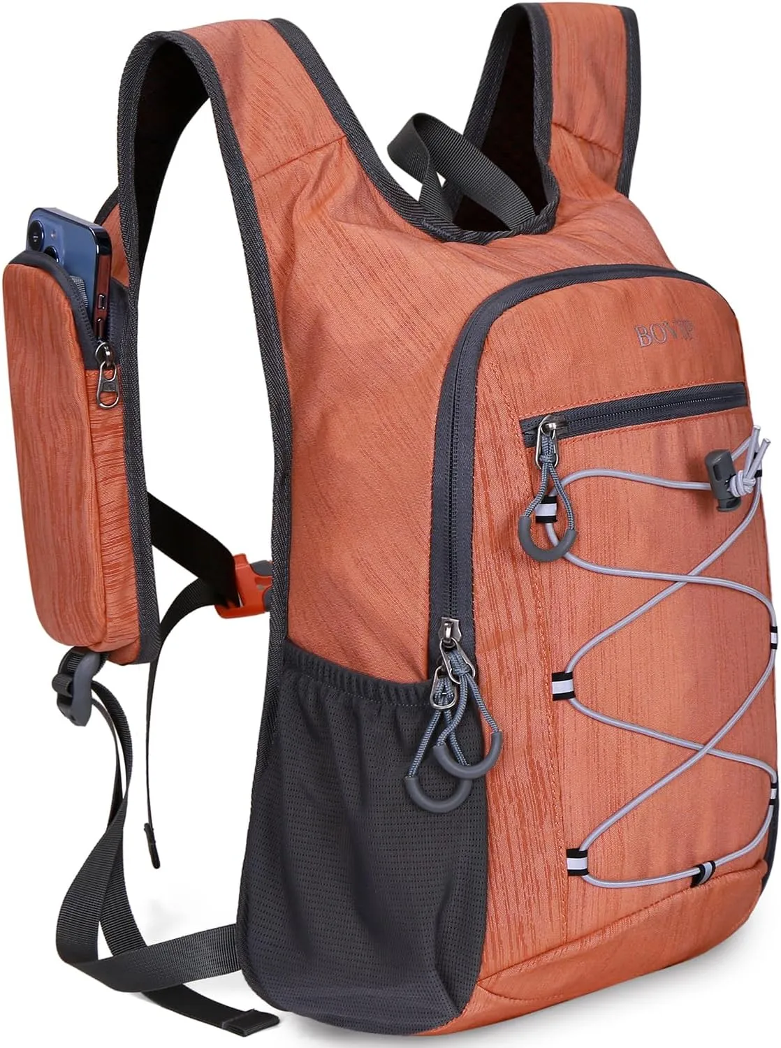 20L Hiking Backpack Lightweight Packable Hiking Daypack Small Travel Outdoor Foldable Shoulder Bag Orange