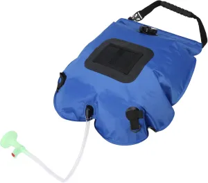 20l Portable Solar Power Shower Bag with Shower Sun Heated Bathing Bags, 8-Minute Shower Time, Blue to Camp