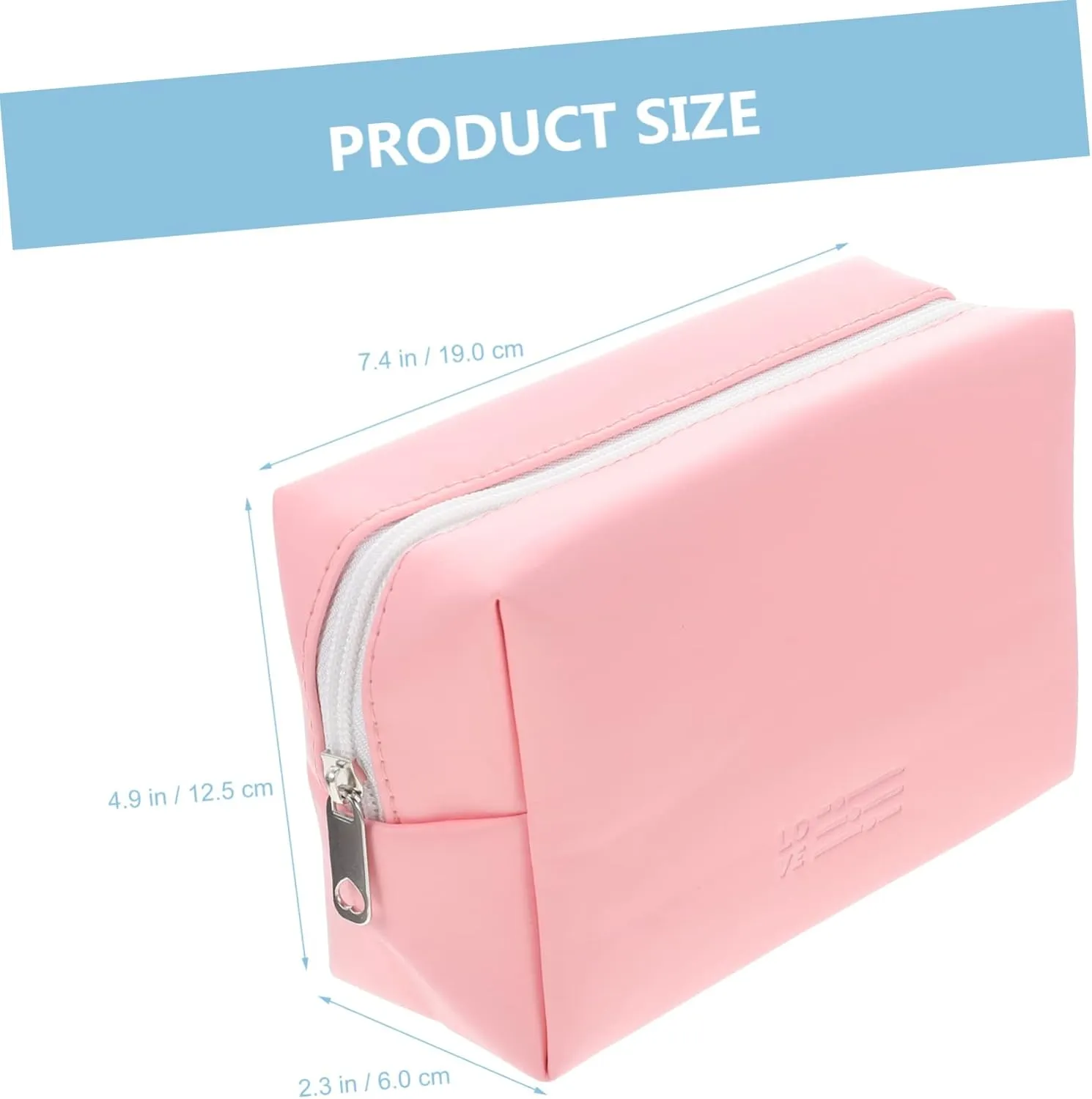 2pcs Cosmetic Bag Mini Makeup Bag for Purse Make up Bag Cosmetics Bag Travel Jewelry Bag Handheld, Pinkx3pcs, 19X6X12.5CMx3pcs