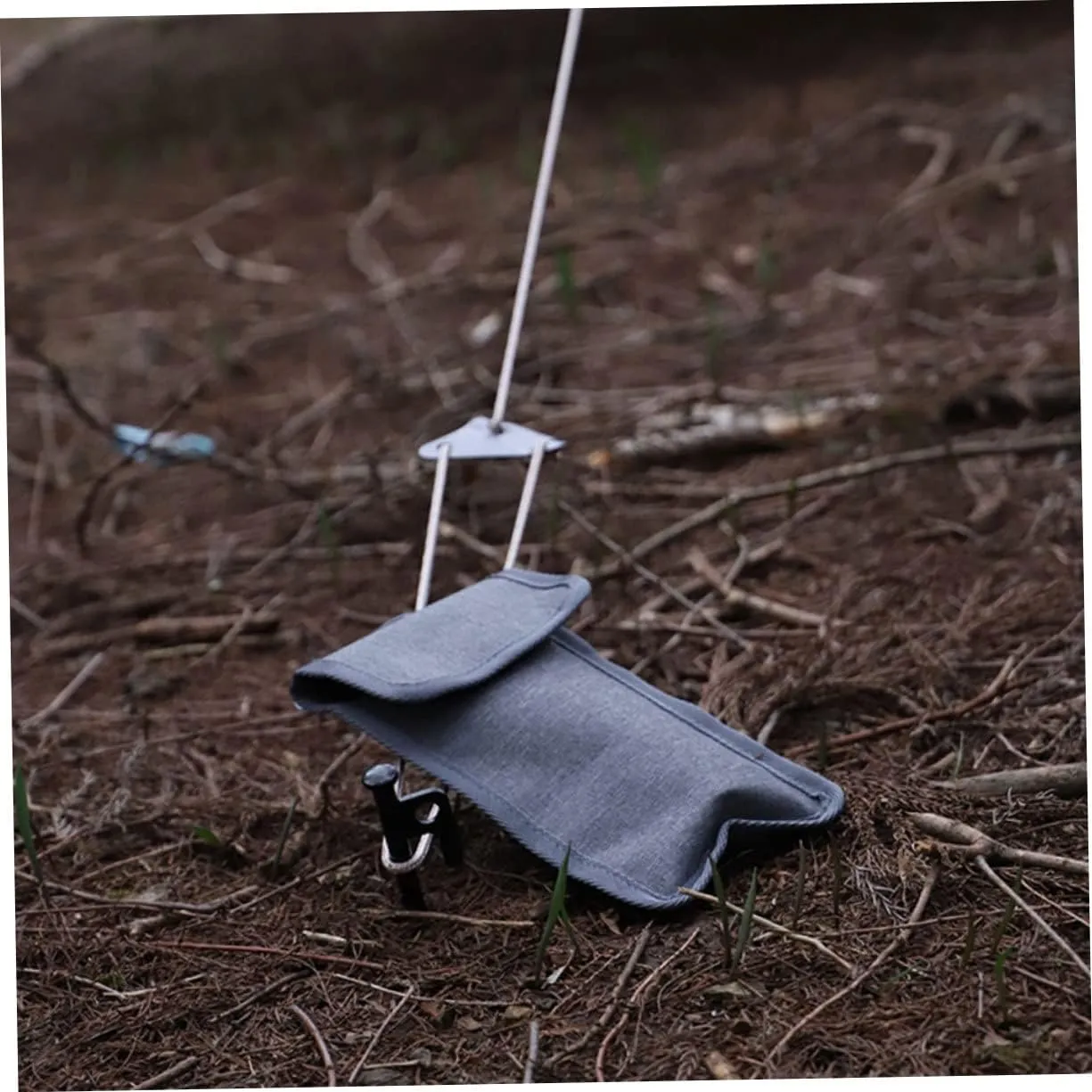 2pcs Floor Nail Storage Bag Tent Peg Pouch Camping Supply Outdoor Tent Nail Pouch Camping Pegs Pouch