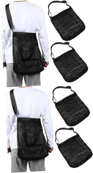2sets Mushroom Foraging Bag Large Shoulder Bag for Mushroom Matching Foraging Tote Practical Collection Pouch 2pcs*2