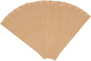 2sets Travel Chopsticks Pockets Chopstick Sleeves Bulk Kraft Paper Bag Cutlery Pouch Pouch Disposable 200pcs*2