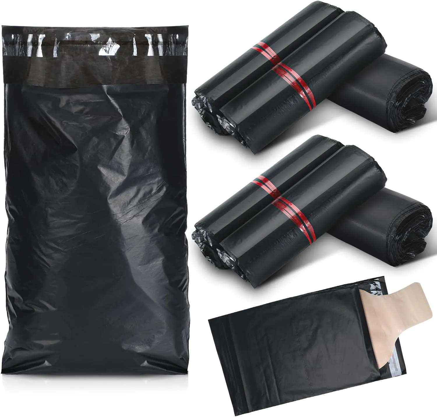 300 Pcs Ostomy Pouch Disposable Bag 7.87 x 13.78 Inches Ostomy Pouch Disposal Bags Prevent Odours Leakage Colostomy Supplies Anti Peeping Disposal Sacks for Colostomy Waste Bags