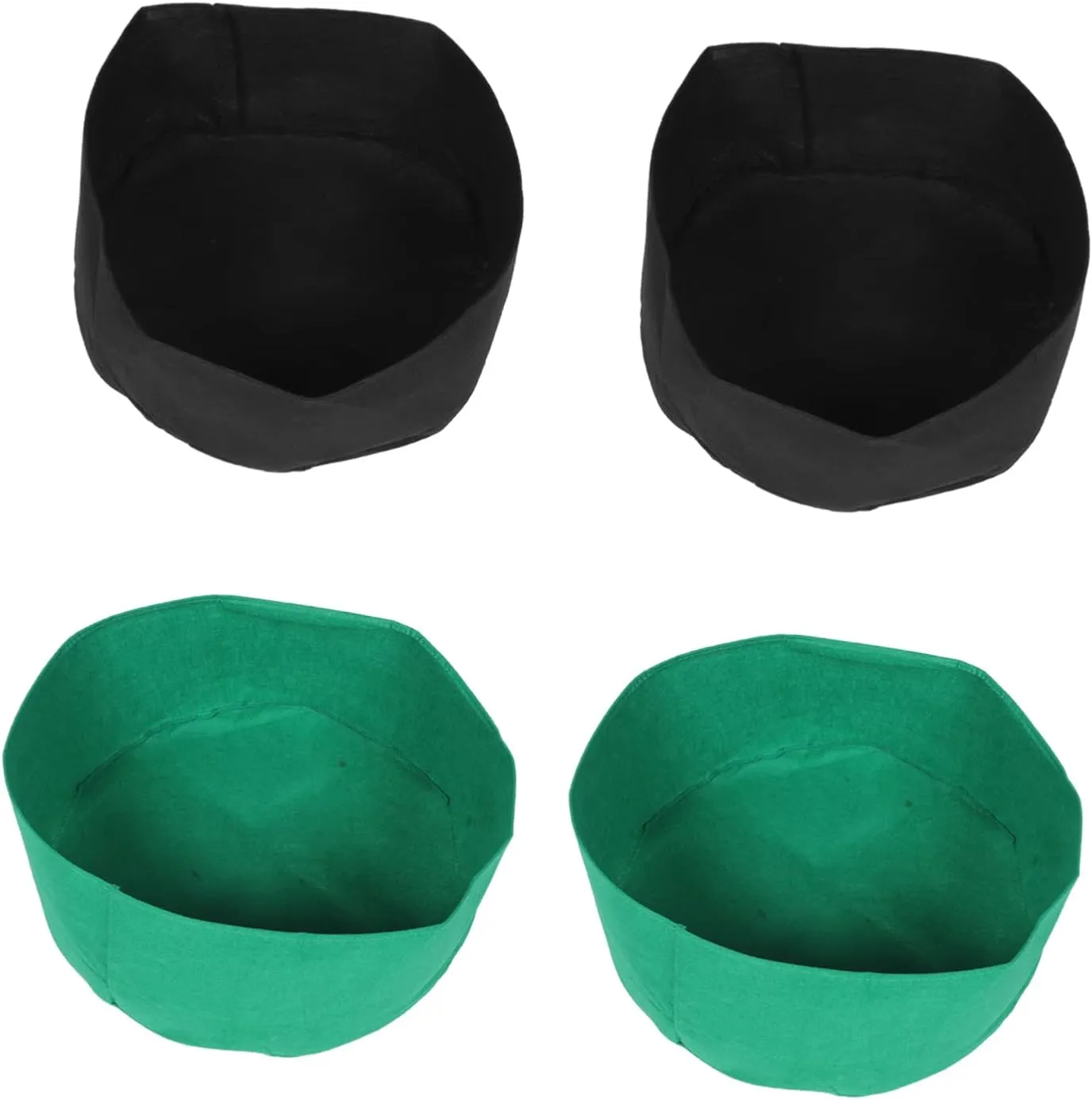 4pcs Felt Horticultural Planting Bag Planting-Grow-Bags for Indoor-Outdoor Garden Vegetable