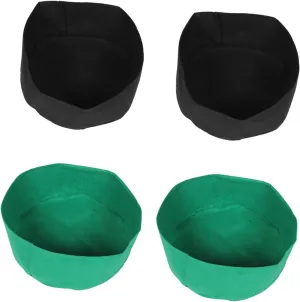 4pcs Felt Horticultural Planting Bag Planting-Grow-Bags for Indoor-Outdoor Garden Vegetable