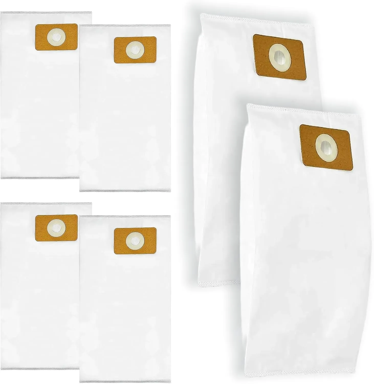 6 Pack HEPA Replacement Bags for OVO & Nadair Central Vacuum, 12.5L /3.2 Gallon Disposable Central Vacuum Bags for 4.75 to 6.6 Gal Canister Size - Triple Layer Filtration & Leak - Proof Design
