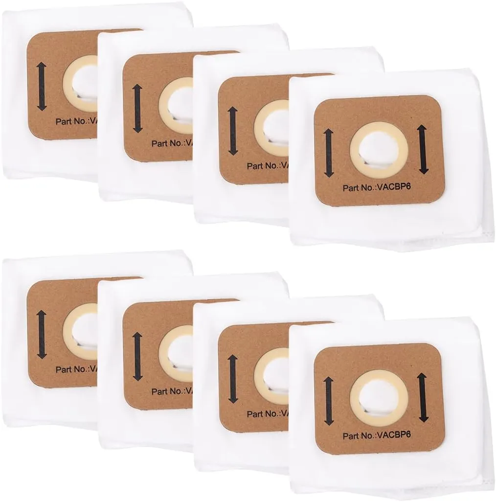 8 Pack Replacement Atrix Vacuum Bags Backpack Vac 8-Quart, Replace Part VACBP1 VACBP6 VACBP36V VACBPAI