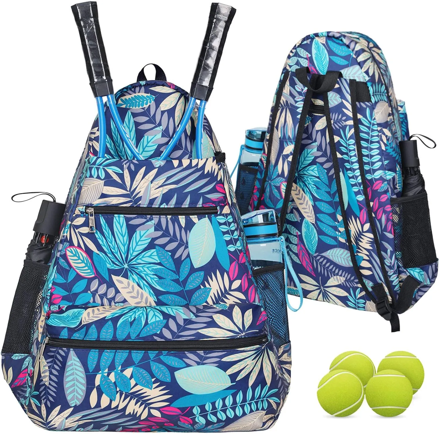 ACOSEN Tennis Bag Tennis Backpack - Large Tennis Bags for Women and Men to Hold Tennis Racket,Pickleball Paddles, Badminton Racquet, Squash Racquet,Balls and Other Accessories