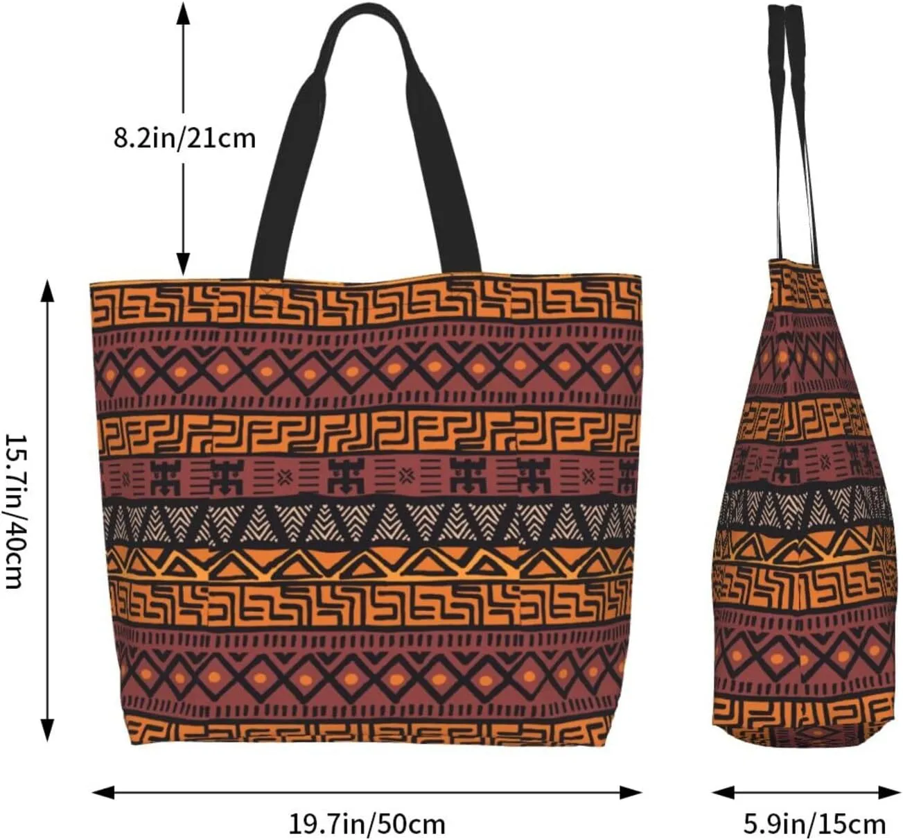 Adorable Sloth Print Shoulder Bag For Women Shopping Bags Tote Bag Large Storage Handbag Grocery Bags For Travel Work