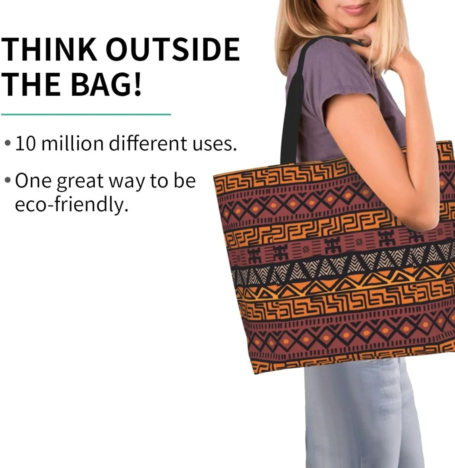 Adorable Sloth Print Shoulder Bag For Women Shopping Bags Tote Bag Large Storage Handbag Grocery Bags For Travel Work