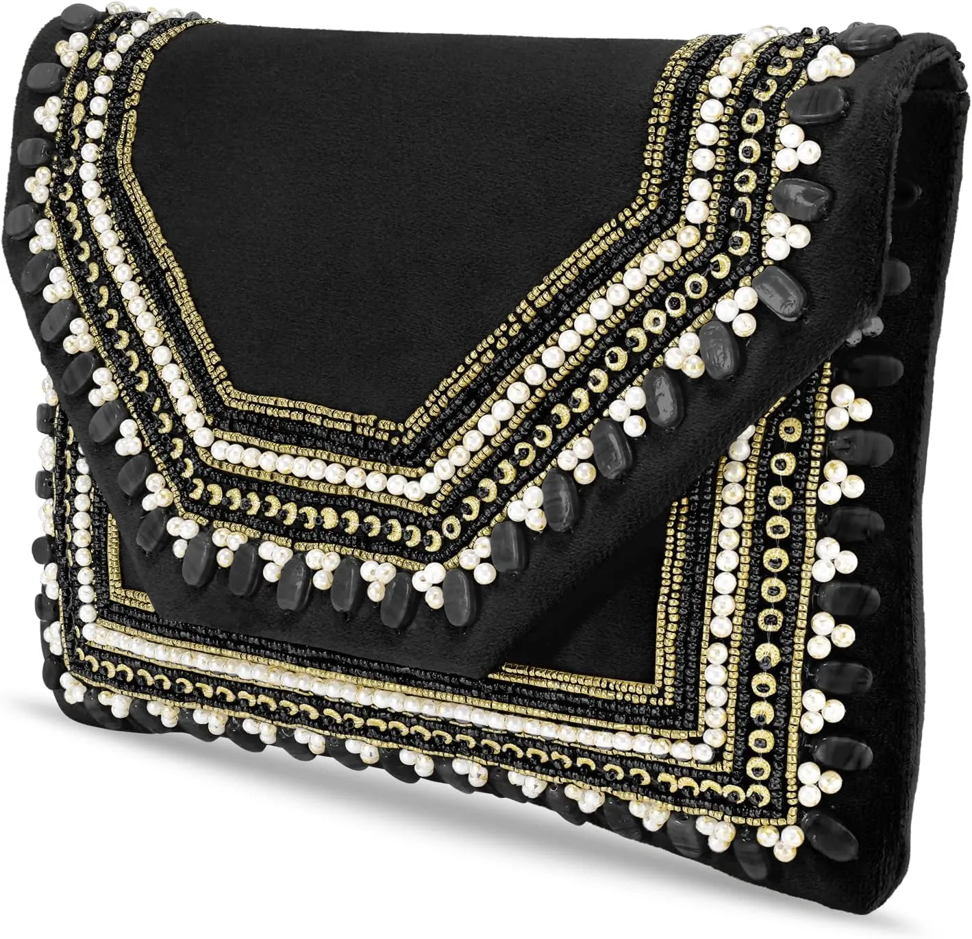 Aheli Clutch Women's Purse Bridal Bag for Casual Detachable Strap Evening Sling Bag Gift for Women
