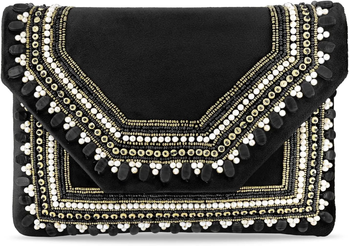 Aheli Clutch Women's Purse Bridal Bag for Casual Detachable Strap Evening Sling Bag Gift for Women