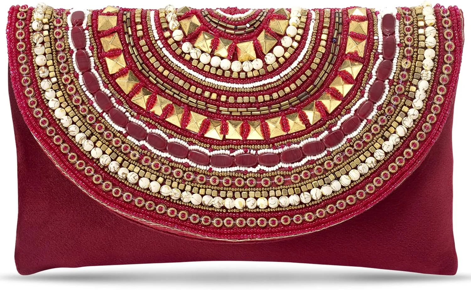 Aheli Indian Clutch Purses Gift for Women Wedding Handmade Evening Bridal Handbags Party