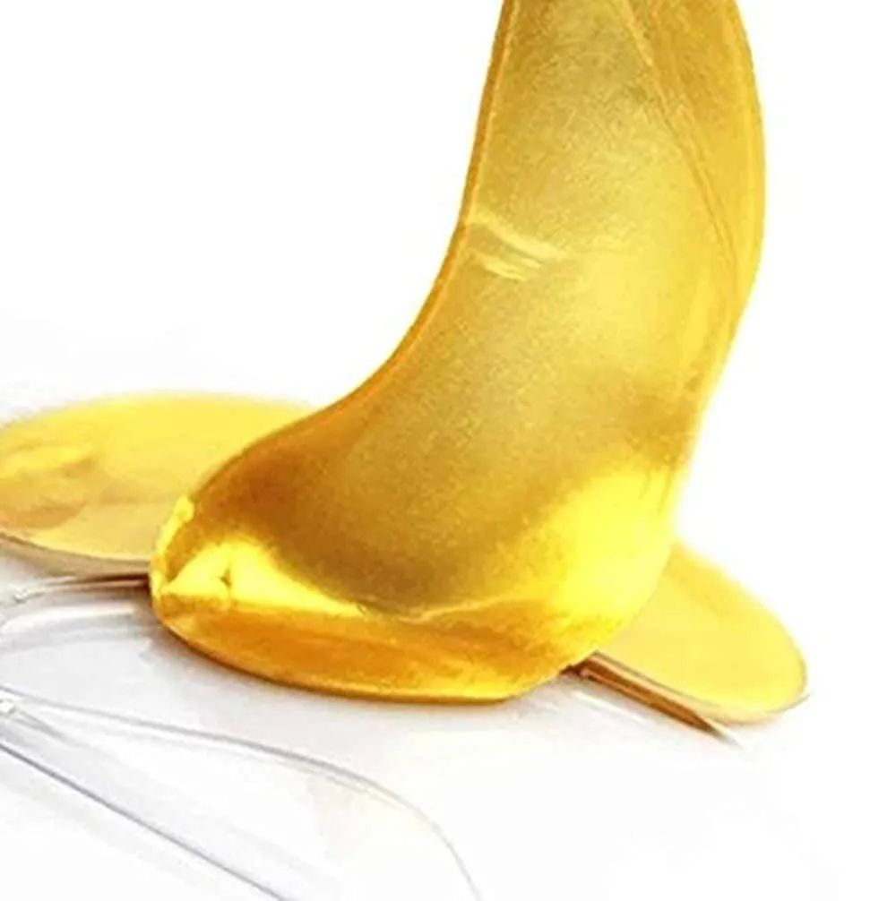 AICHUN BEAUTY 10/20/30/40/100 Pairs Crystal 24K Gold Powder Gel Collagen Eye Mask Sheet Patch, Anti Ageing, Remove Bags, Dark Circles & Puffiness, Skincare, Anti Wrinkle, Moisturising (100)