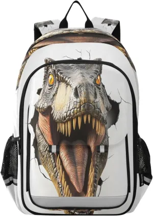 ALAZA Dinosaur Roar 3d Backpack College Middle High School Bag Laptop Bag Casual Dayback Travel Business 17 inch