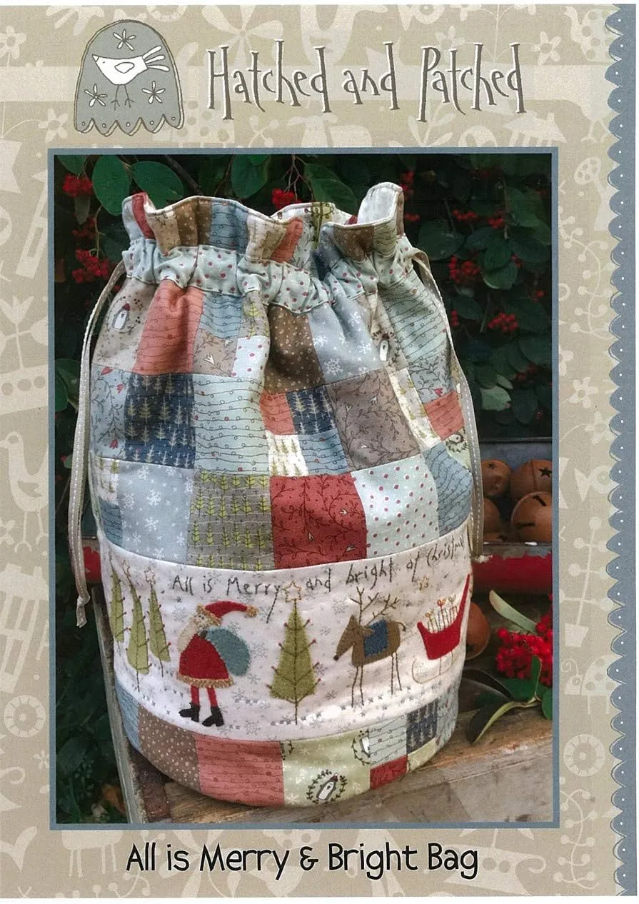 All is Merry and Bright Market Bag Pattern