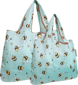 allydrew Large Foldable Tote Nylon Reusable Grocery Bag