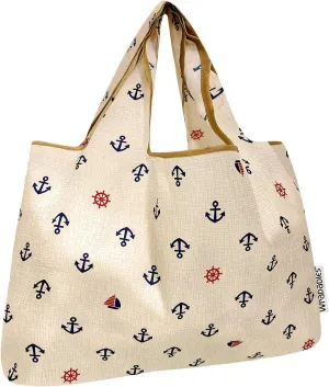 allydrew Large Foldable Tote Nylon Reusable Grocery Bags