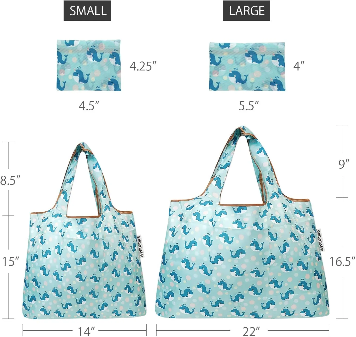 allydrew Large Foldable Tote Nylon