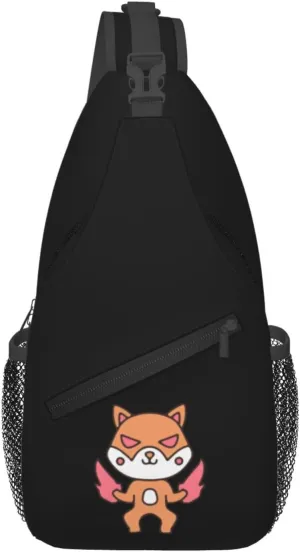 Angry Dog Crossbody Bags For Women Men Chest Backpack Gym Shoulder Bag Travel Outdoor Sports Casual Crossbody Bags