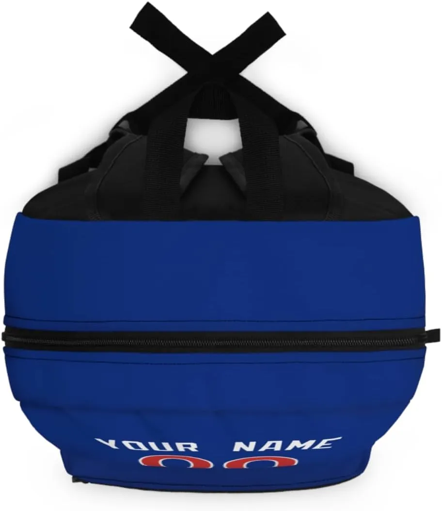 ANTKING Chicago C Backpack Travel Bags Custom Name Number for Men Women Youth Gift
