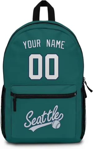 ANTKING Seattle Backpack Travel Bags Custom Name Number for Men Women Youth Gift