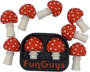 Articulating Mushroom Keychain – Fun Flexible Fungi for Bags, Keys, Gifts, and Collectors – Magic Mushroom Charm