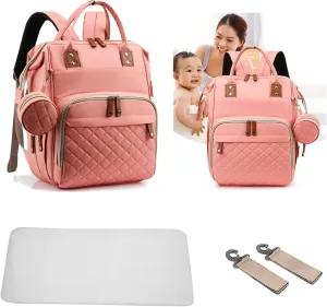 Axcone Baby Diaper Bag Backpack with Changing Pads mommy Bags Boys Girl Unisex Multifunction Travel Baby