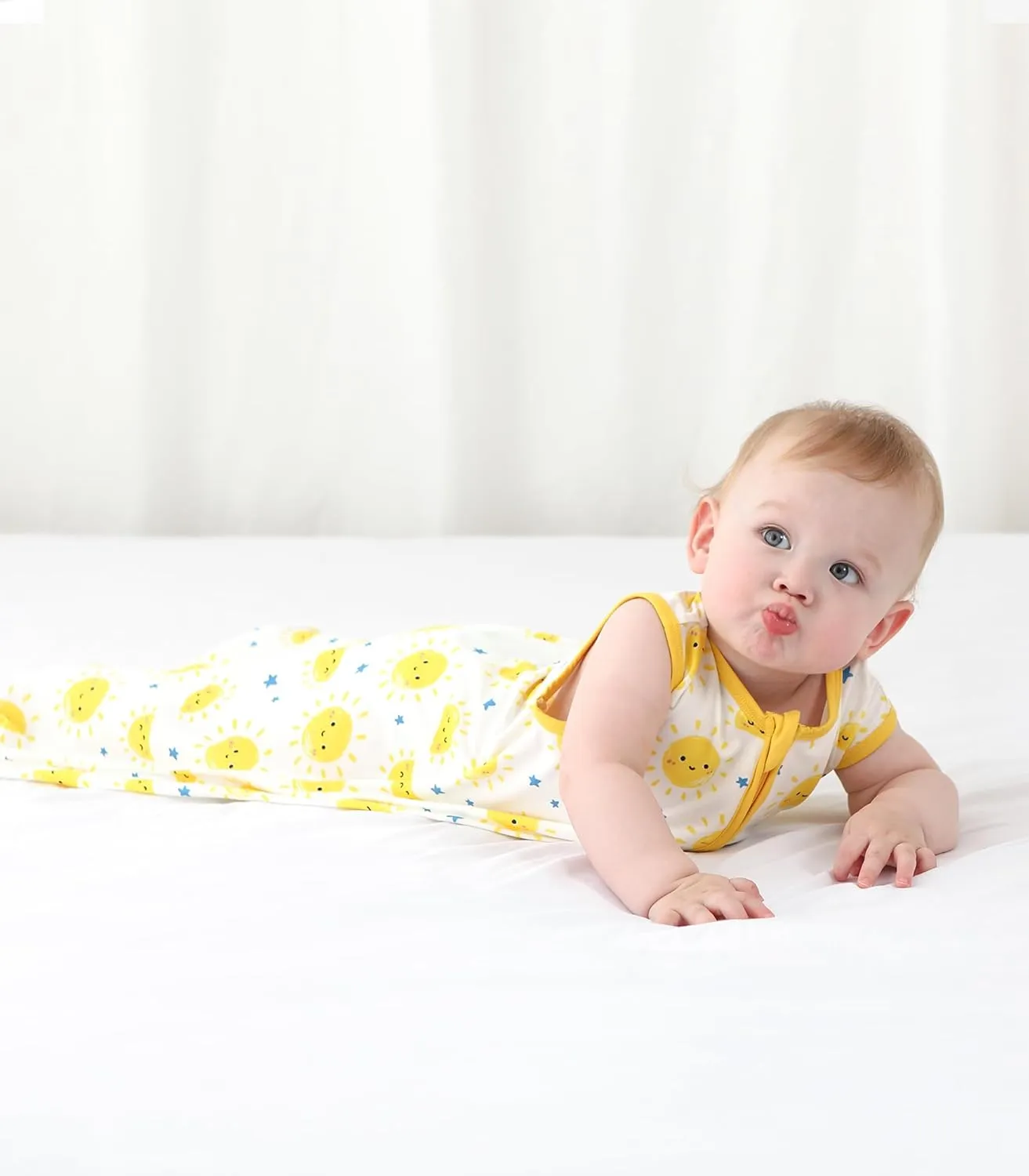 Baby Sleep Sack Soft Wearable Blanket 2-Way Zipper Sleeping Bag for Girls Boys 0-3T, Viscose Made from Bamboo