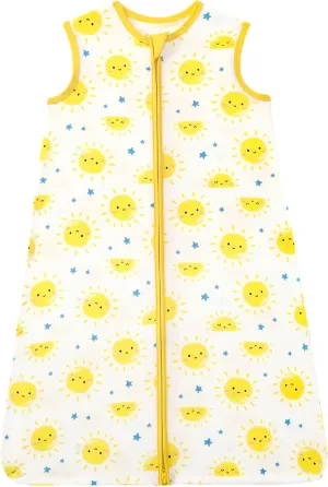 Baby Sleep Sack Soft Wearable Blanket 2-Way Zipper Sleeping Bag for Girls Boys 0-3T, Viscose Made from Bamboo