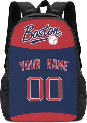 Backpack Boston Personalized Bags for Men Women Gifts
