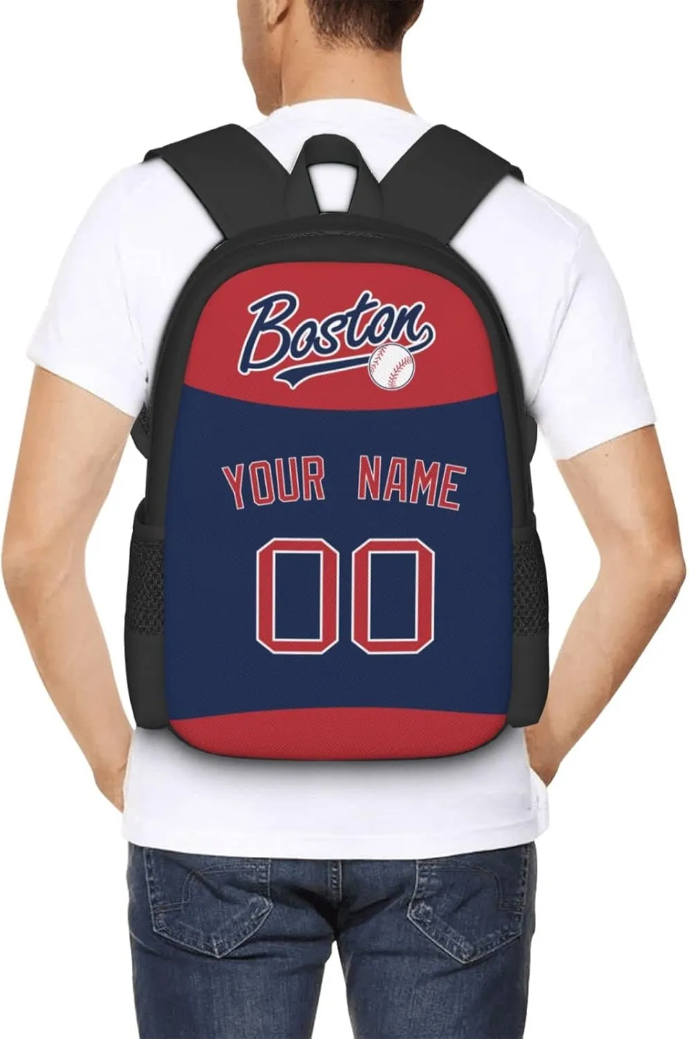 Backpack Boston Personalized Bags for Men Women Gifts