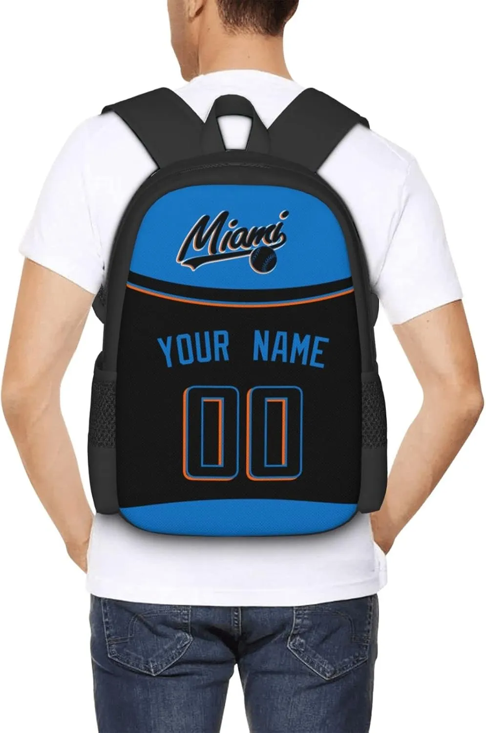 Backpack Miami Personalized Bags for Men Women Gifts