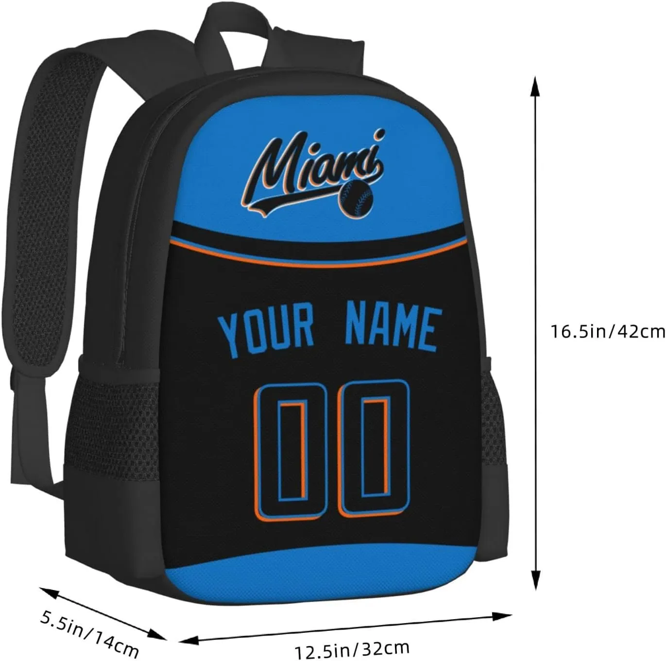 Backpack Miami Personalized Bags for Men Women Gifts