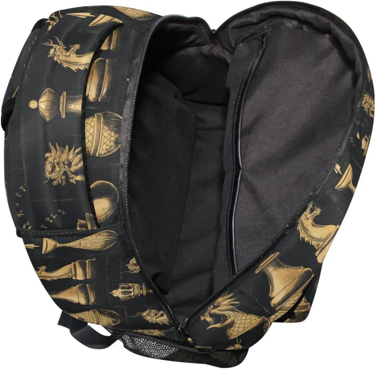 Backpacks for Teenager Fashion Travel Laptop Backpack with Chest Strap for Business Work College Travel Trip Chinese Chess