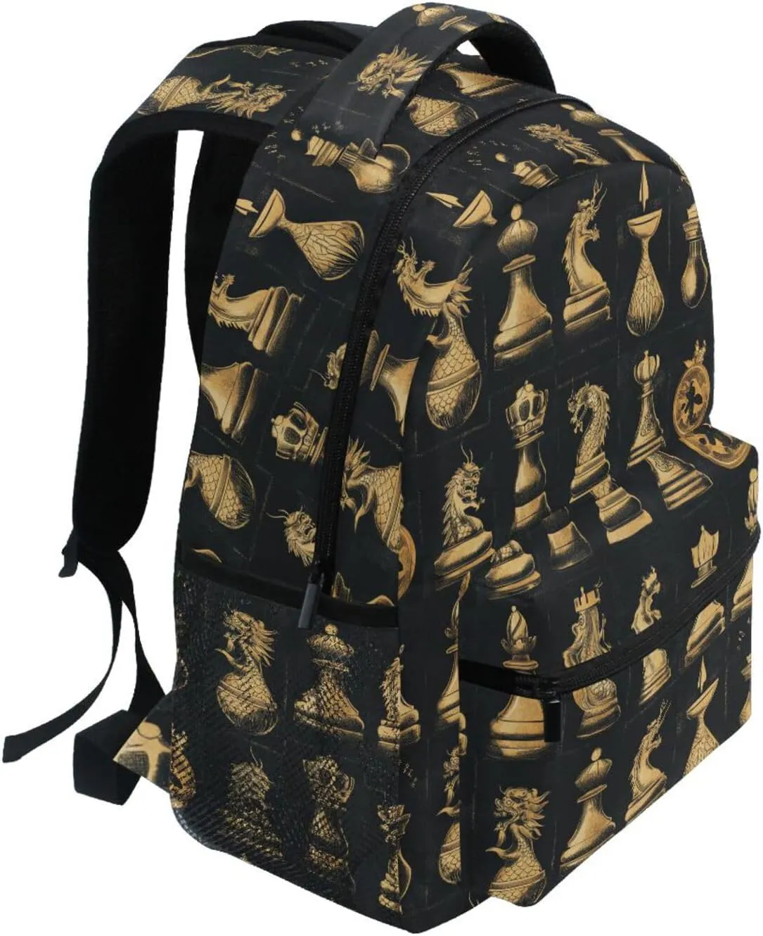 Backpacks for Teenager Fashion Travel Laptop Backpack with Chest Strap for Business Work College Travel Trip Chinese Chess