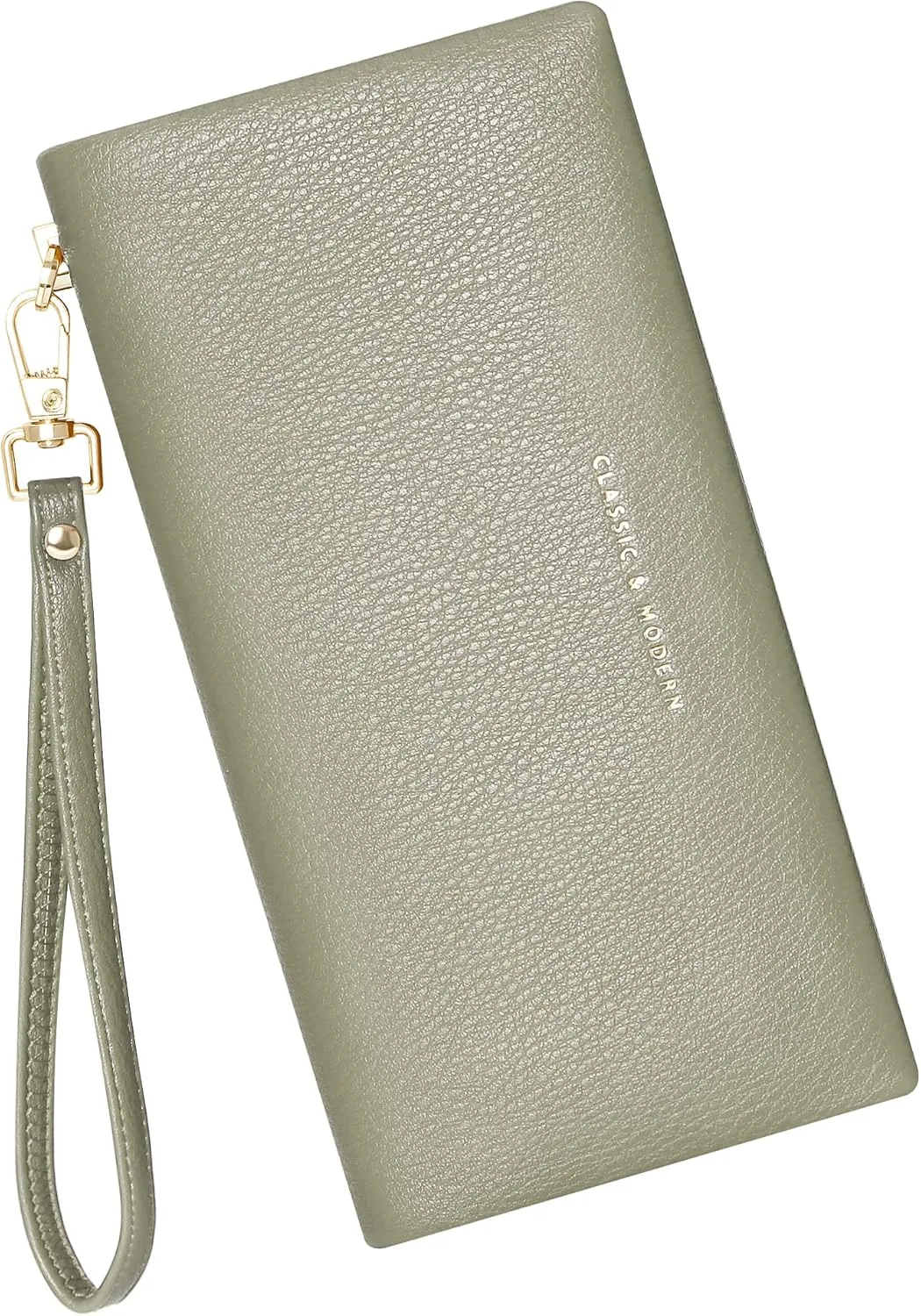Badiya Womens Wallet Credit Card Holder RFlD Blocking Leather Zip Around Wallets Large Capacity Wristlet