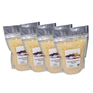 Bath Salts | 1lb Bag | Hawaiian Hula Scent | Bathing | Body Care | Beauty | Relaxation | Spa ((4) 1lb Bags)