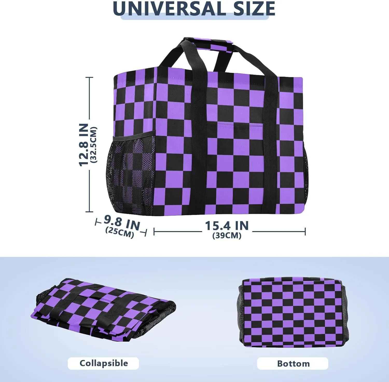 Beach Bag for Women Polka Dot Red Sandproof Pool Bags Large Canvas Tote Bag with Pocket for Travel Beach Gym Pool