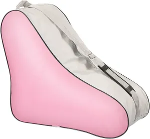 BESPORTBLE Roller Skate Bag: Ice Skate Bags, Roller Bags for Skates for Girls Boys Adults Fits Skates, Inline Skate Most Roller Skate (Pink)