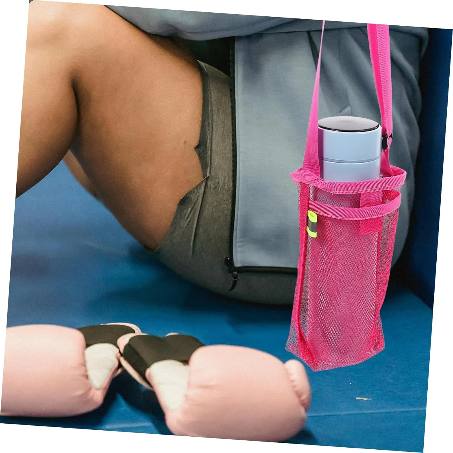 BESPORTBLE Water Bottle Strap Kid Water Bottle Mesh Bag Portable Kettle Water Bottles Water Bottle for Waterbottle