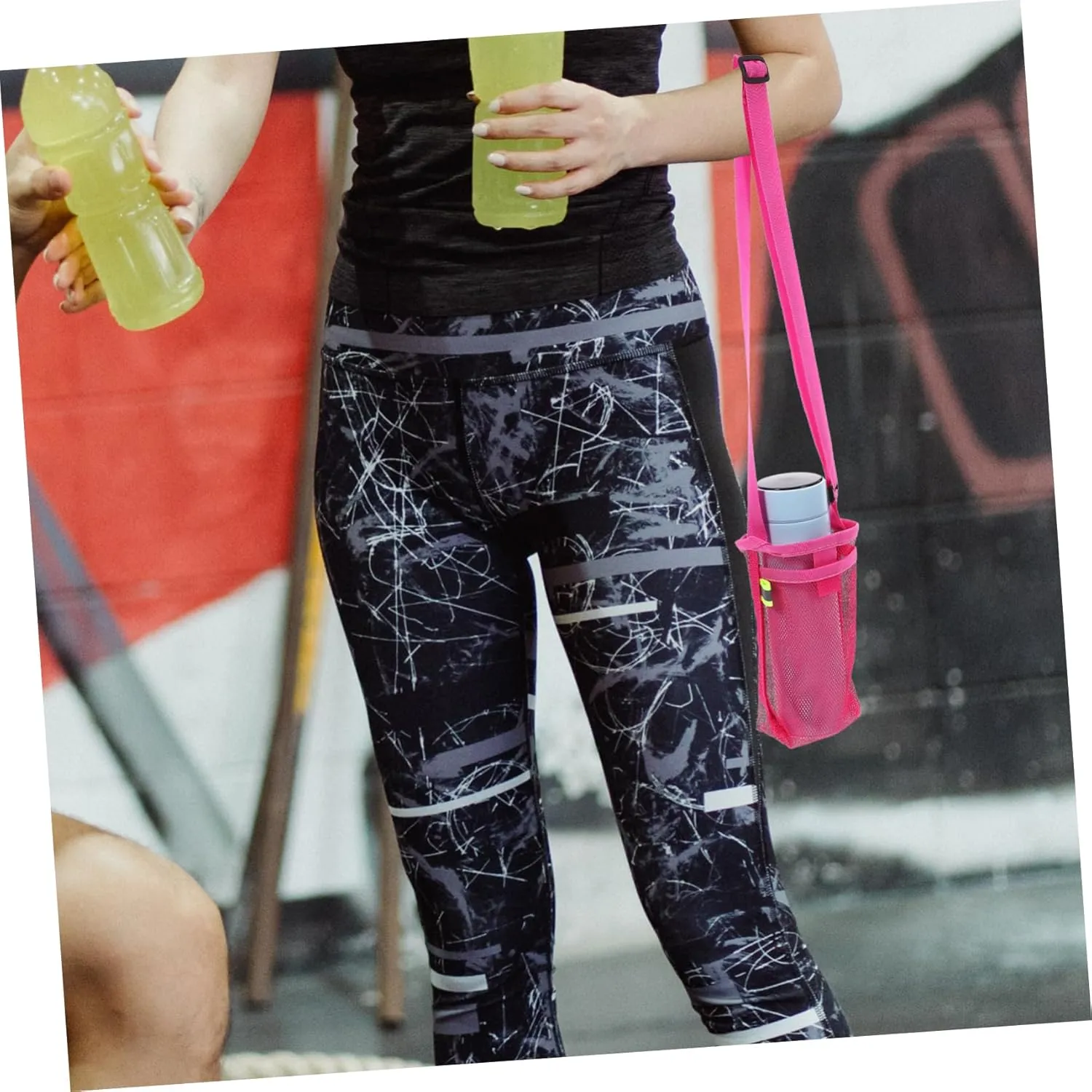BESPORTBLE Water Bottle Strap Kid Water Bottle Mesh Bag Portable Kettle Water Bottles Water Bottle for Waterbottle