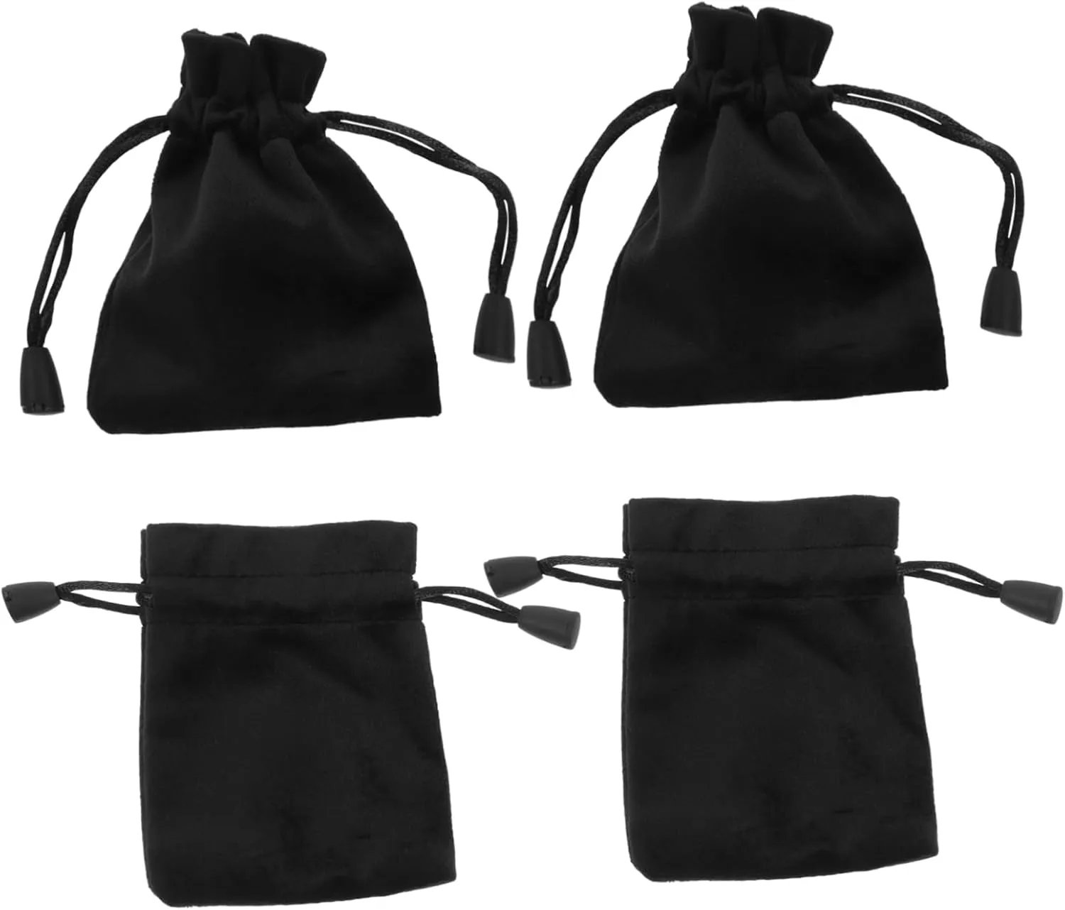 BESTonZON 3sets Tiny Drawstring Pouch for Dice Jewelry Wedding Favor Candy Bag Portable Lightweight Storage 4pcs*3