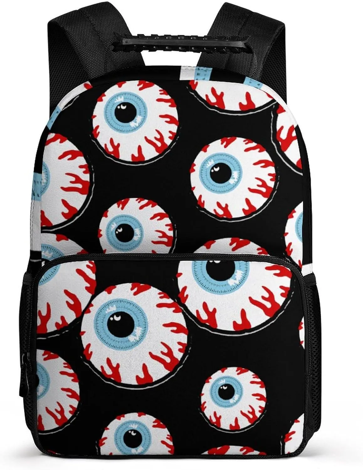 Bloodshot Eyeball Travel Backpack Casual Daypacks Computer Shoulder Bag for Work Shopping Unisex 16 Inch