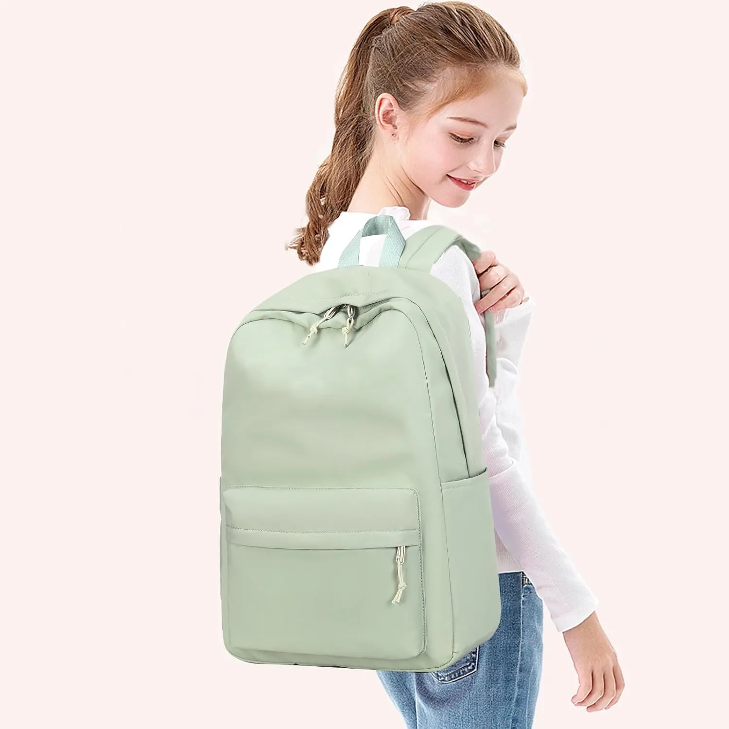 Bluboon School Backpack for Teen Girls Bookbags Elementary High School Corduroy Laptop Bags Women Travel Daypacks