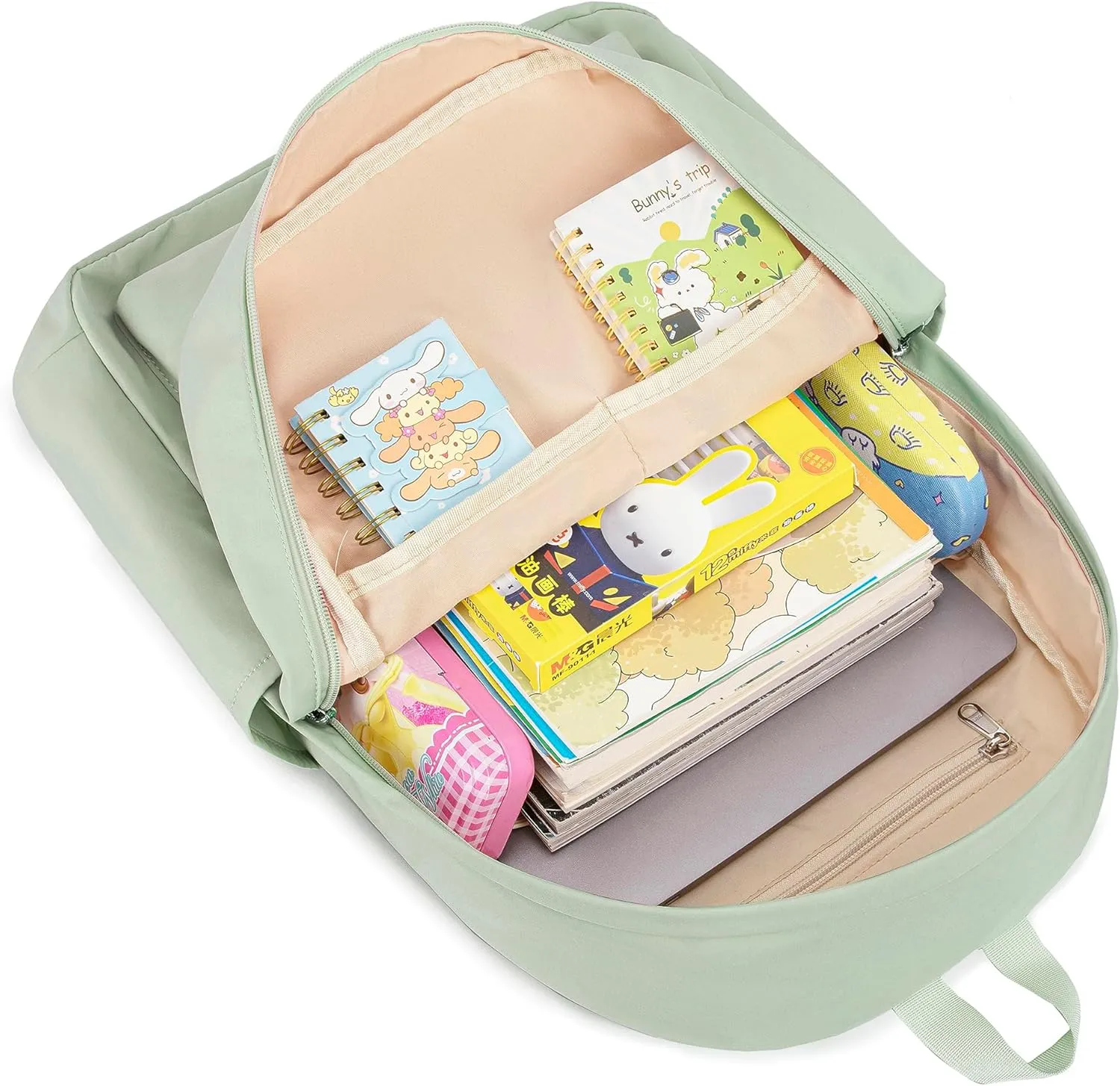 Bluboon School Backpack for Teen Girls Bookbags Elementary High School Corduroy Laptop Bags Women Travel Daypacks
