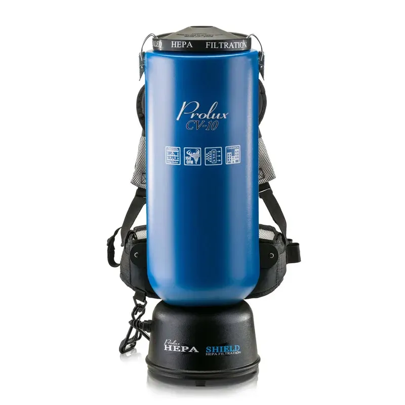 Blue Prolux 10 Quart Commercial Backpack Vacuum