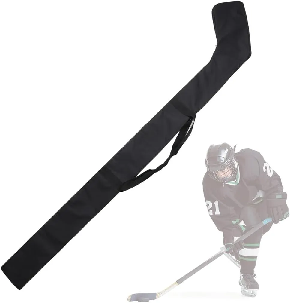 BOSREROY Two Shoulder Straps Hockey Stick Carrying Bag, Ice Field Hockey Storage Bag for Kids and Adults, Travel Hockey Stick Accessories Pouch, Dimensions 57 x 13 inches