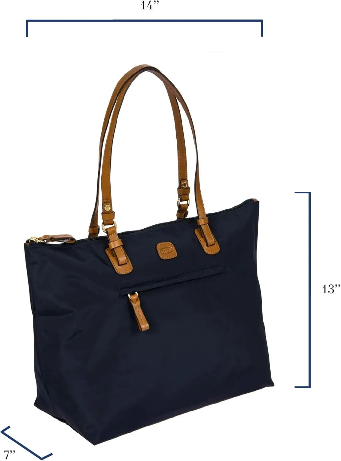 Bric's Sportina X-Bag - Large Tote Bag - 3-Way Shopper Shoulder Bag - X-Collection Designer Handbag for Travel and Work